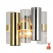 Накладной светильник Favourite Rulla 4477-2W цвет плафона/подвески Золото, Хром, цвет арматуры Золото