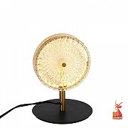 Настольная лампа Favourite Slik 4488-1T цвет плафона/подвески Оранжевый, цвет арматуры Бронза, Черный