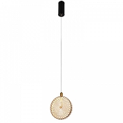 Подвесной светильник Favourite Slik 4488-2P цвет плафона/подвески Оранжевый, цвет арматуры Бронза, Черный-1