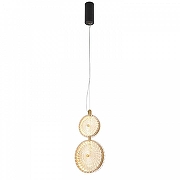 Подвесной светильник Favourite Slik 4488-3P цвет плафона/подвески Оранжевый, цвет арматуры Бронза, Черный-1