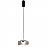 Подвесной светильник Favourite Platta 4490-1P цвет плафона/подвески Светло-серый, цвет арматуры Черный-1