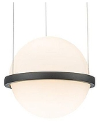 Подвесной светильник Favourite Ringar 4502-1P цвет плафона/подвески Белый, цвет арматуры Черный
