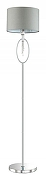 Торшер Lumion Santiago 4515/1F цвет плафона/подвески Серый, цвет арматуры Серый, Хром