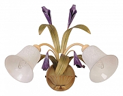 Бра Doge Luce 4544 4544/A2 цвет плафона/подвески Белый, Разноцветный, цвет арматуры Бежевый