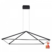 Подвесной светильник Favourite Pyramis 4573-2P цвет плафона/подвески Белый, Черный, цвет арматуры Черный