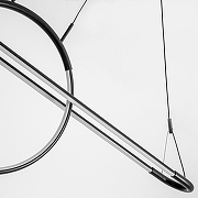 Подвесной светильник Favourite Spillet 4587-12P цвет плафона/подвески Белый, Черный, цвет арматуры Черный-4