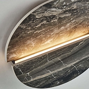 Накладной светильник Favourite Eclipsis 4599-1W цвет плафона/подвески Серый, цвет арматуры Черный-3