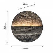 Накладной светильник Favourite Eclipsis 4599-1W цвет плафона/подвески Серый, цвет арматуры Черный-5