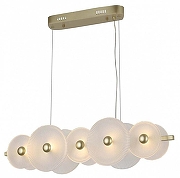 Подвесной светильник F-promo Arctium 4605-5P цвет плафона/подвески Прозрачный, цвет арматуры Золото-2