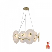 Подвесной светильник F-promo Arctium 4605-8P цвет плафона/подвески Прозрачный, цвет арматуры Золото