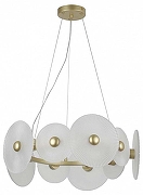 Подвесной светильник F-promo Arctium 4605-8P цвет плафона/подвески Прозрачный, цвет арматуры Золото-1