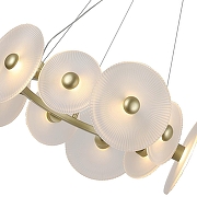Подвесной светильник F-promo Arctium 4605-8P цвет плафона/подвески Прозрачный, цвет арматуры Золото-3