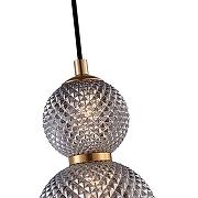 Подвесной светильник F-promo Kiran 4611-1P цвет плафона/подвески Дымчатый, цвет арматуры Черный-4