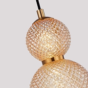 Подвесной светильник F-promo Kiran 4612-1P цвет плафона/подвески Оранжевый, цвет арматуры Латунь-2