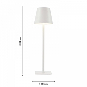 Настольная лампа F-promo Pyari 4614-1T цвет плафона/подвески Белый, цвет арматуры Белый-5