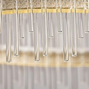 Подвесной светильник De City Арман 462011801 цвет плафона/подвески Прозрачный, цвет арматуры Золото-9