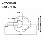 Накладной светильник Velante 462 462-071-02 цвет плафона/подвески Белый, Золото, Оранжевый, цвет арматуры Оранжевый, Белый, Золото-1