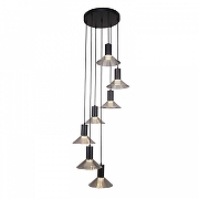 Подвесной светильник F-promo Feris 4622-7P цвет плафона/подвески Черный, цвет арматуры Черный-1