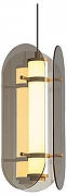 Подвесной светильник Favourite Fada 4625-2P цвет плафона/подвески Светло-серый, цвет арматуры Латунь