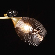 Светильник на штанге De City Клэр 4 463012402 цвет плафона/подвески Серый, цвет арматуры Золото-4