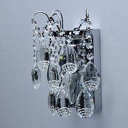 Бра De City Бриз 23 464028901 цвет плафона/подвески Прозрачный, цвет арматуры Хром-1