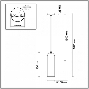 Подвесной светильник Odeon Light Vost1 4641/1 цвет золото-5