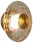 Накладной светильник Favourite Claros 4641-1W цвет плафона/подвески Оранжевый, цвет арматуры Латунь