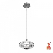 Подвесной светильник Favourite Claros 4643-1P цвет плафона/подвески Прозрачный, цвет арматуры Никель