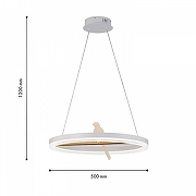 Подвесной светильник F-promo Bardy 4653-1P цвет плафона/подвески Белый, цвет арматуры Белый-5