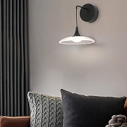 Бра Favourite Wilet 4656-1W цвет плафона/подвески Прозрачный, цвет арматуры Черный-4