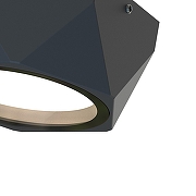 Накладной светильник Favourite Fantum 4670-1U цвет плафона/подвески Черный, цвет арматуры Черный-1