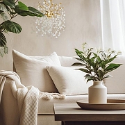 Накладной светильник De City Лайма 6 467022102 цвет плафона/подвески Прозрачный, цвет арматуры Золото-7