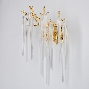 Накладной светильник De City Лайма 7 467022202 цвет плафона/подвески Прозрачный, цвет арматуры Золото-2