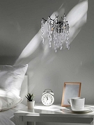 Бра MW-Light Лайма 12 467023902 цвет плафона/подвески Прозрачный, цвет арматуры Хром-6