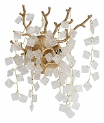 Накладной светильник De City Лайма 15 467024702 цвет плафона/подвески Прозрачный, цвет арматуры Золото