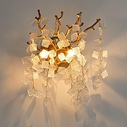 Накладной светильник De City Лайма 15 467024702 цвет плафона/подвески Прозрачный, цвет арматуры Золото-1