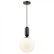Подвесной светильник Odeon Light Ok1a 4671/1 цвет плафона/подвески Белый, цвет арматуры Черный
