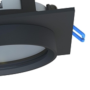 Встраиваемый светильник Favourite Umbra 4673-1U цвет плафона/подвески Черный, цвет арматуры Черный-2