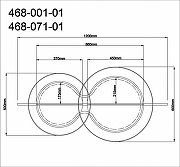 Накладной светильник Velante 468 468-001-01 цвет плафона/подвески Белый, Черный, цвет арматуры Белый, Золото, Черный-1