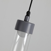 Подвесной светильник Favourite Outdoor 4703-1P цвет плафона/подвески Прозрачный, цвет арматуры Серый-5