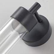 Бра Favourite Outdoor 4703-1W цвет плафона/подвески Прозрачный, цвет арматуры Серый-5