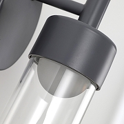 Бра Favourite Outdoor 4703-1W цвет плафона/подвески Прозрачный, цвет арматуры Серый-6