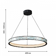 Подвесной светильник Favourite Shelty 4704-6P цвет плафона/подвески Перламутр, цвет арматуры Черный-8