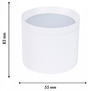 Накладной светильник Favourite Rote 4708-1C цвет плафона/подвески Белый, цвет арматуры Белый-1