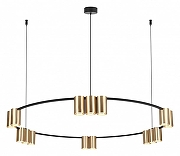 Подвесной светильник Velante 471 471-403-15 цвет плафона/подвески Золото, цвет арматуры Черный-1