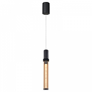 Подвесной светильник Favourite Gordon 4716-1P цвет плафона/подвески Коньячный, цвет арматуры Черный-1