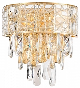 Накладной светильник Favourite Elysium 4720-2W цвет плафона/подвески Прозрачный, цвет арматуры Золото