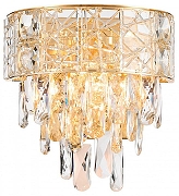 Накладной светильник Favourite Elysium 4720-2W цвет плафона/подвески Прозрачный, цвет арматуры Золото-1