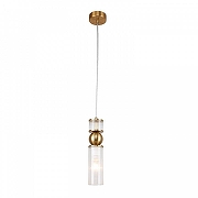 Подвесной светильник F-promo Vanilla 4737-1P цвет плафона/подвески Прозрачный, цвет арматуры Латунь-1