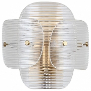 Накладной светильник F-promo Itaka 4738-1W цвет плафона/подвески Прозрачный, цвет арматуры Латунь